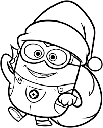Minionki kolorowanki